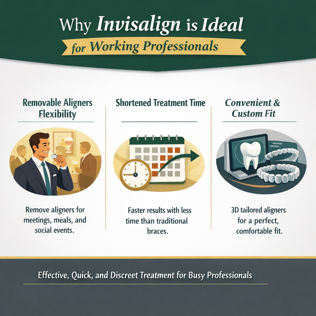 why invisalign is ideal for working professionals
