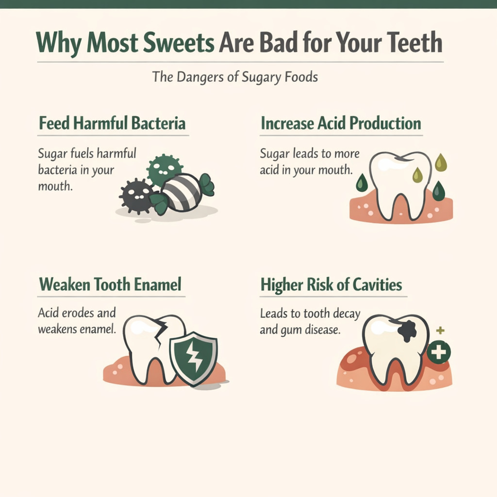 Why Most Sweets Are Bad for Your Teeth