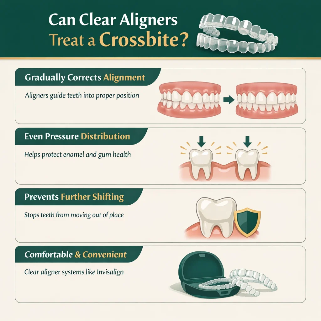 can clear aligners treat crossbite