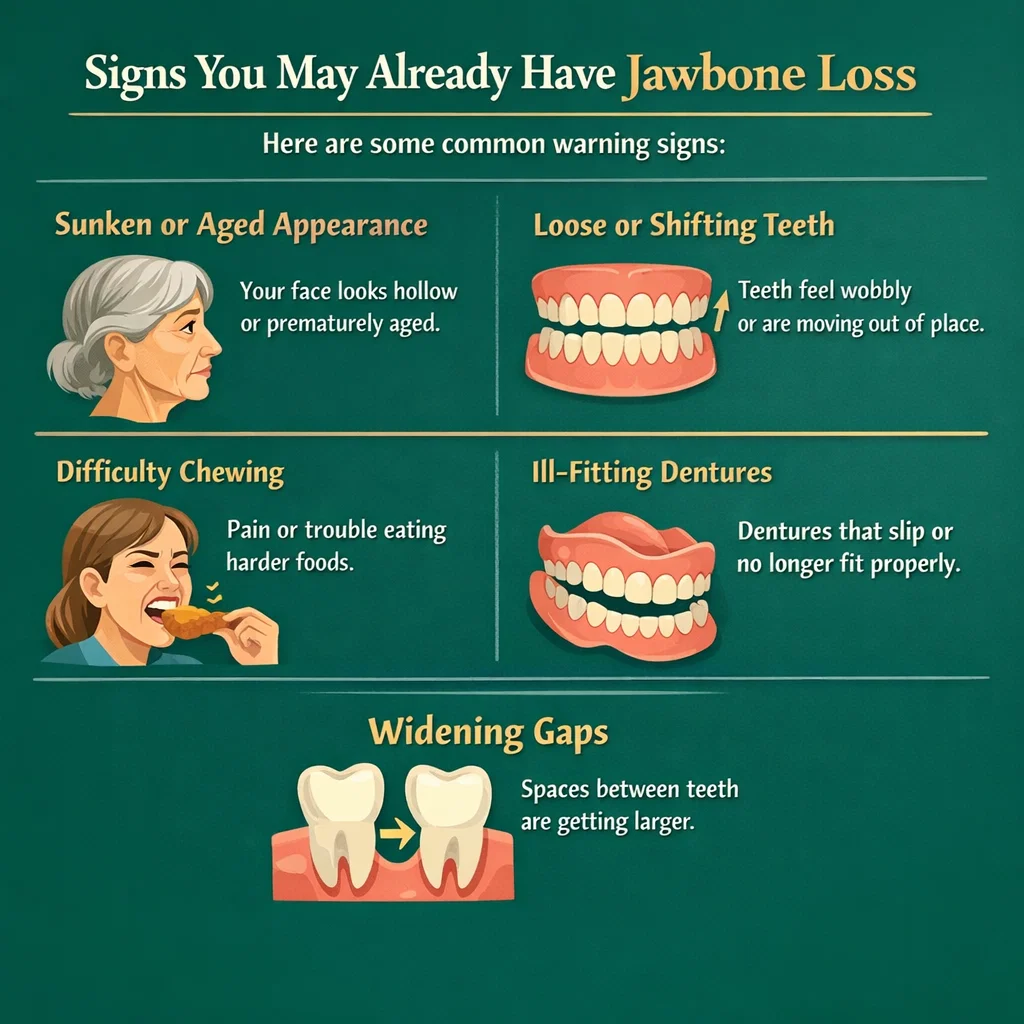 signs you have jawbone loss