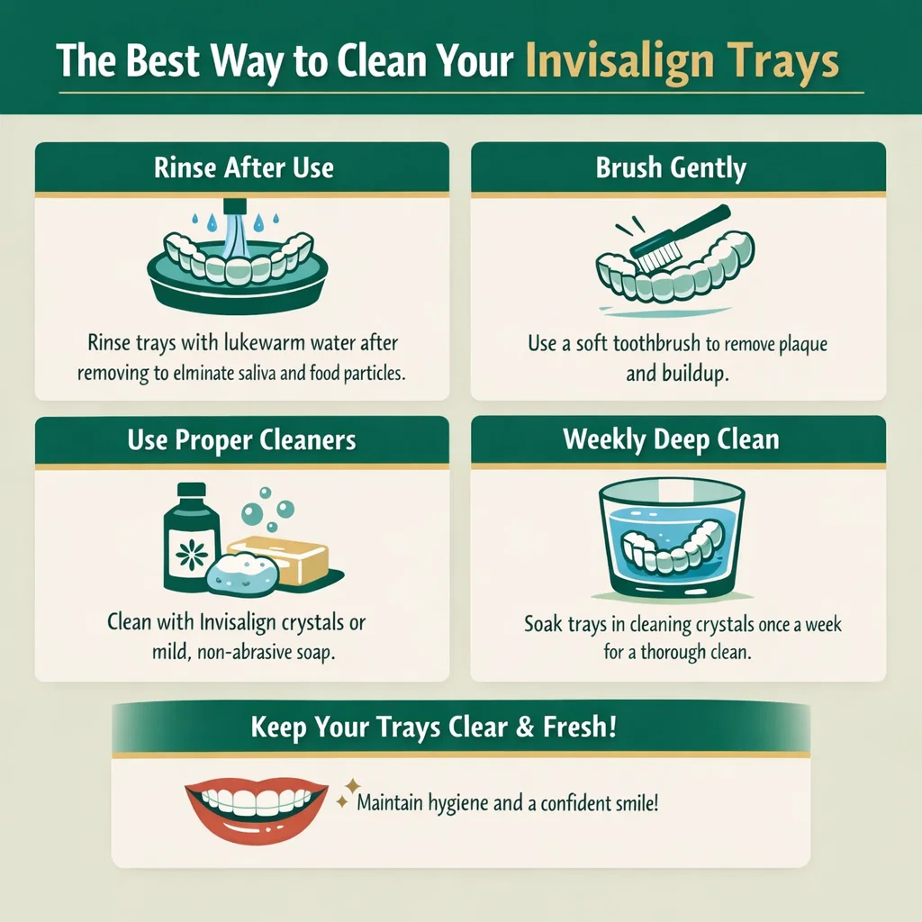 best ways to clean invisalign trays